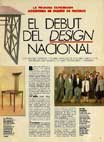 NOTA: EL DEBUT DEL DESIGN NACIONAL