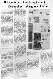 NOTA: DISEÑO INDUSTRIAL DESDE ARGENTINA