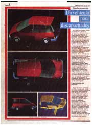 NOTA: VEHÍCULO PARA DISCAPACITADOS